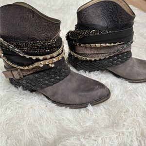 Freebird boots, size 6, worn for a wedding